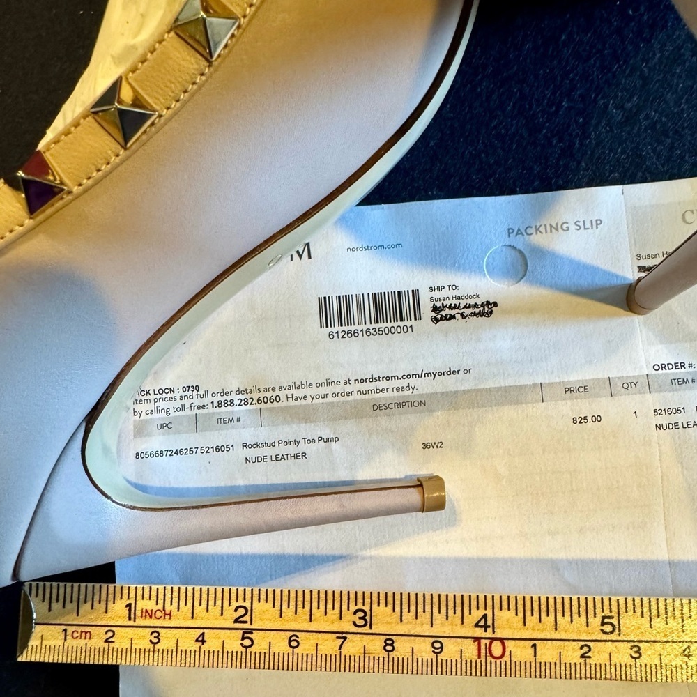 Valentino Rockstud Nude Heels Women’s Sz 36 US6 - Picture 10 of 15